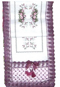 Лента для вышивания фиолетовая