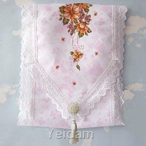 Лента для вышивания с розовыми розами