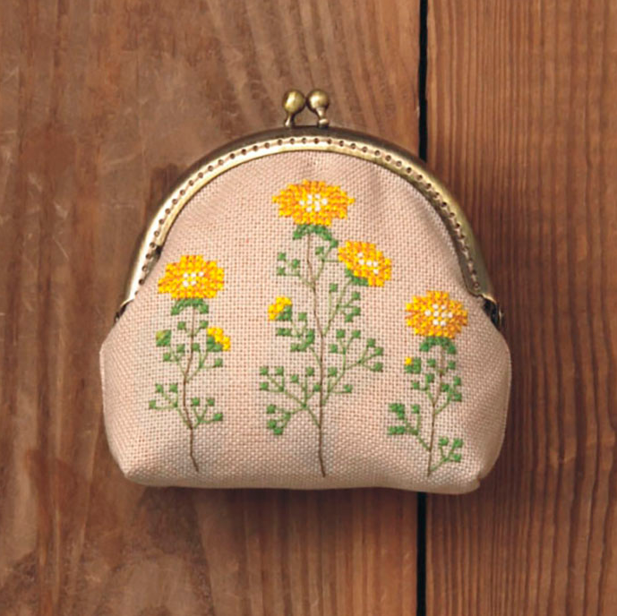 2860305 Набор для вышивки кошелька Маргаритка