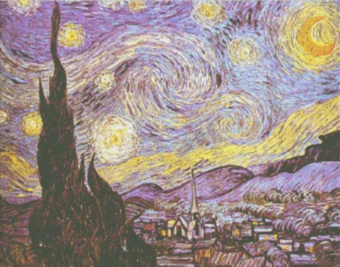 GM-22 The Starry Night - Van Gogh (схема)