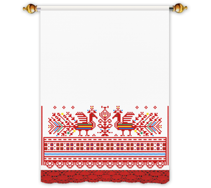 327 Рушник с птицами