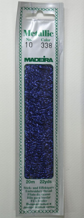 MADEIRA Metallic Perle №10 цвет 338
