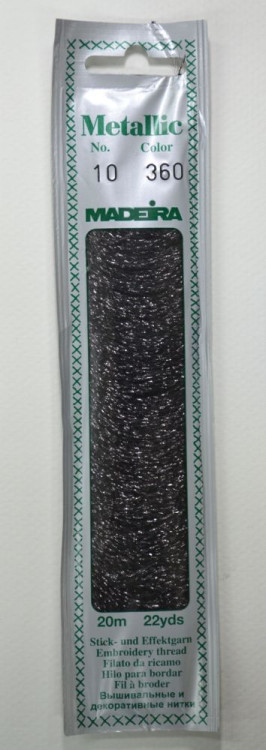 MADEIRA Metallic Perle №10 цвет 360