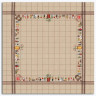 6025 Skiers Tablecloth Скатерть Лыжники