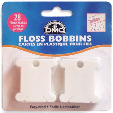 Пластиковые бобинки (шпули) для мулине (28 шт)