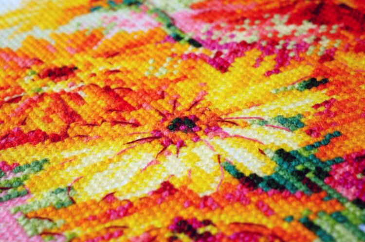 №1485 Акварельные герберы