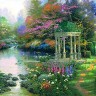 51306 Garden of Prayer (частичная вышивка)