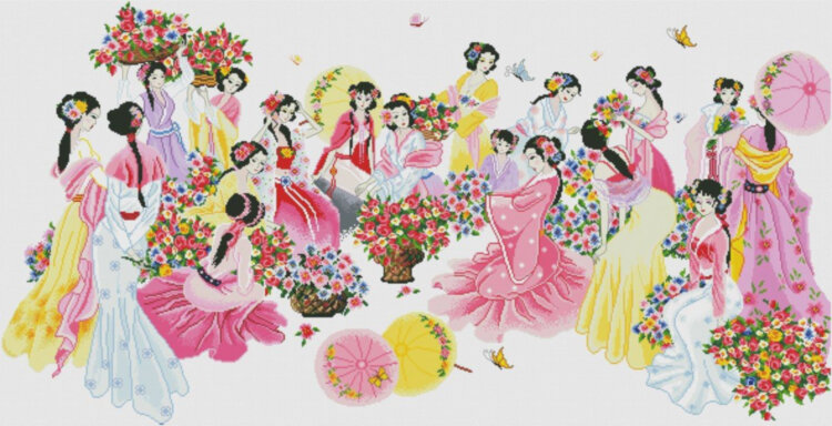 R072 All flowers bloom together