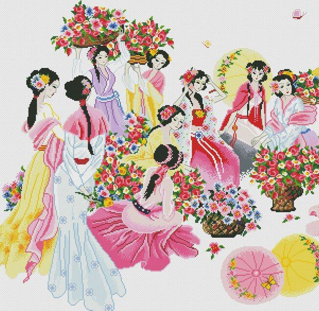 R072 All flowers bloom together