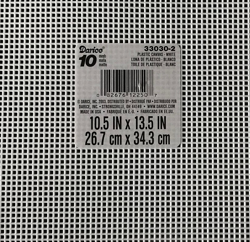 Пластиковая канва 10 count белая