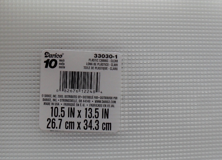 Пластиковая канва 10 count полупрозрачная