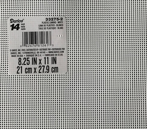 Пластиковая канва 14 count белая
