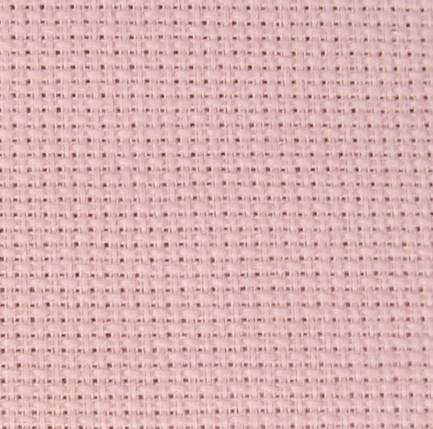 Permin Аида 16 ct цвет розовый, 50 x 65 см, метражом
