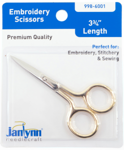 Ножницы для вышивания Janlynn 9,5 см