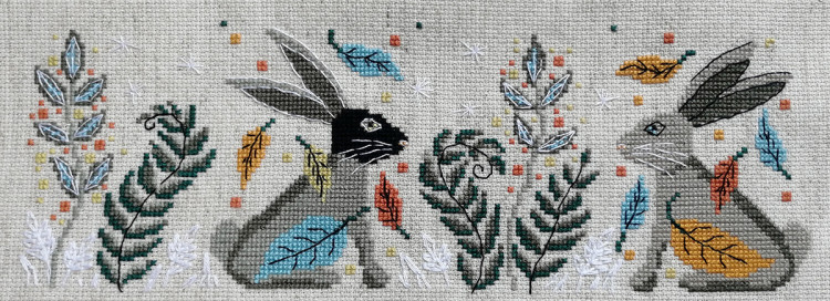 21.002.22 Карандашница Зайцы