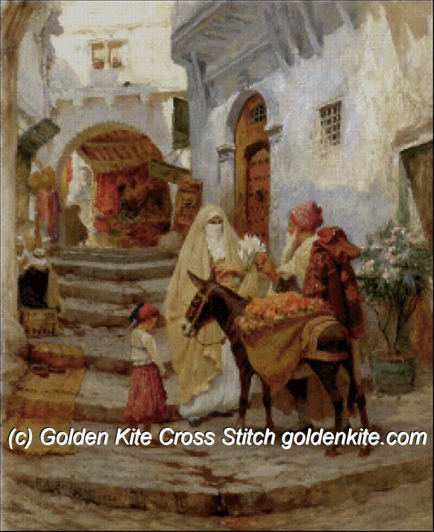 782. The Orange Seller (схема)