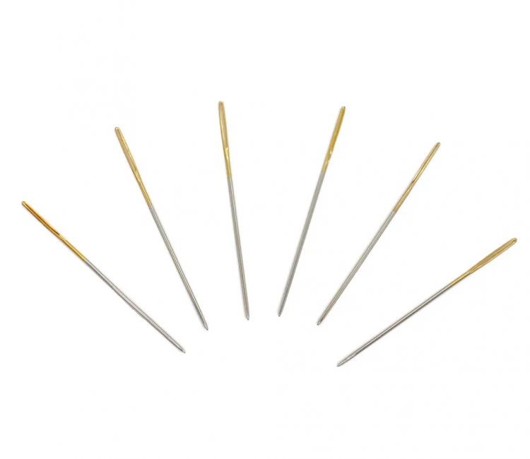 Иглы гобеленовые Pony, размер 26, золотое ушко